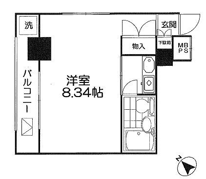 アズール上野の間取り