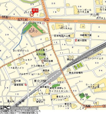 【地図】 | ライオンズマンション東北沢