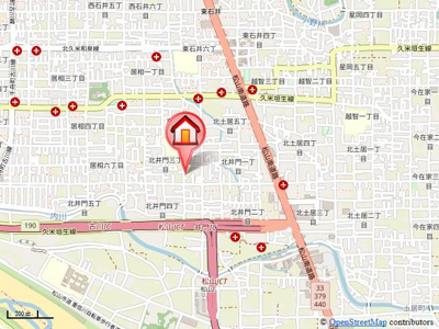 【地図】 | アトリエール北井門