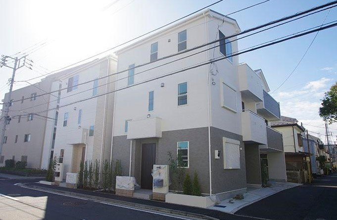 新築戸建　全4棟　C棟　（鶴見区矢向1丁目）の外観|外観です　新築戸建　全4棟　C棟　4LDK　JR南武線「尻手」駅徒歩13分　駐車スペース　LDKは広々16.7帖　床暖房