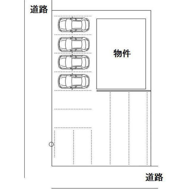 羽島郡岐南町伏屋２丁目の倉庫の外観