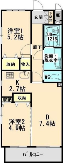 【間取り】 | リズロン　デ　ジャルダン