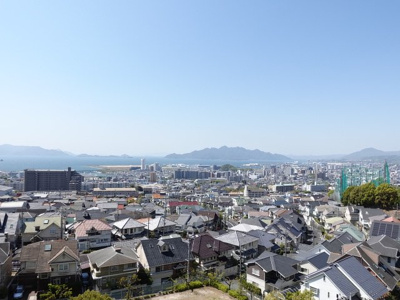 【展望】 | 井口台パークヒルズウエストコート | 宮島さ～～～ん♪早く宮島花火大会を楽しみたいですね！！