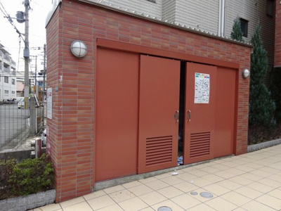 【その他共用部分】 | ラ・ヴィ江坂イースト | ゴミ置き場です