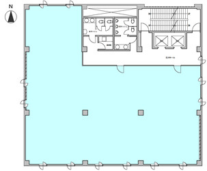 【区画図】 | 南森町パークビル