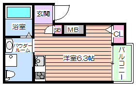 【間取り】 | シナジーコート野田阪神