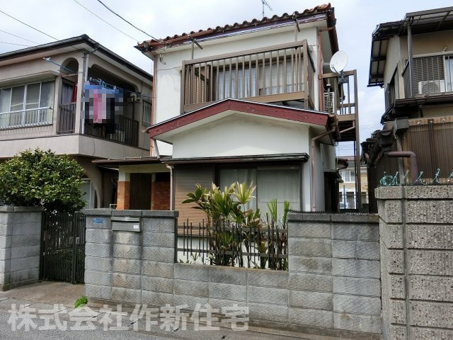 八千代市八千代台南３丁目　売地の外観|八千代市八千代台南３丁目　売地　建築条件なし　古家あり　敷地の北側は調整池のため通風良好　　南側４．３ｍ公道面