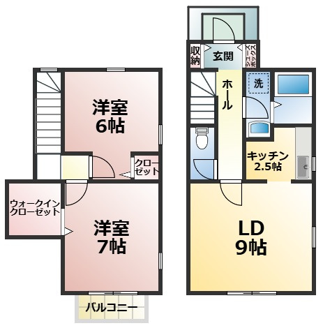 プラウドハウスの間取り