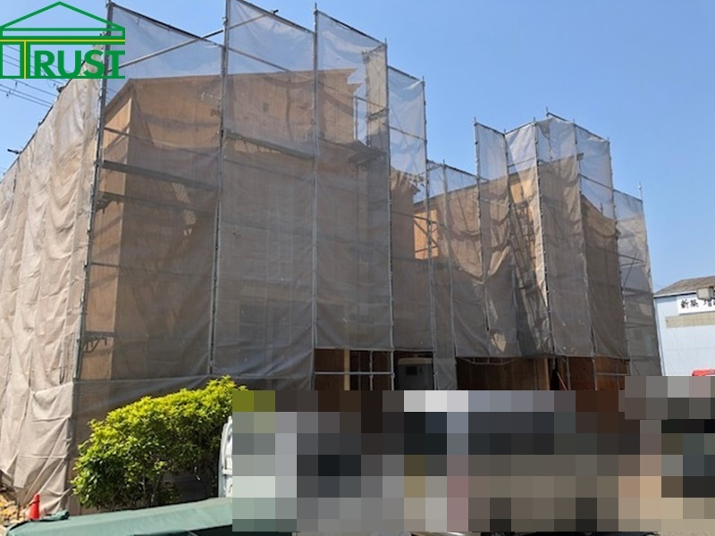 明石市天文町新築戸建てA棟の外観|北側から見ました物件の正面です、A棟B棟共に販売中です、詳細はキダ迄090-9277-1762お気軽にどうぞ。