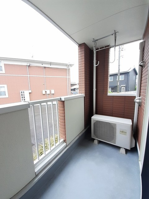 フォルシュＢ棟のバルコニー