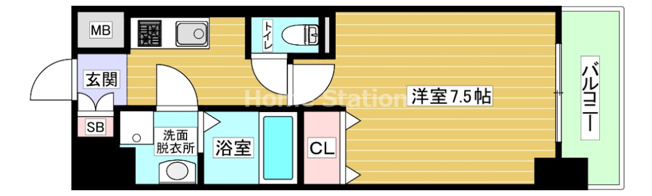 【間取り】 | レオンヴァリエ福島野田