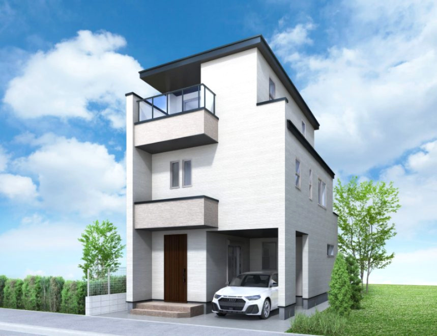 グラッド・タウン美田町の外観|◆外観のデザインは、お客様にてデザイン可能です♪♪
◆３階建てもＯＫ♪♪　※別途費用が掛かります