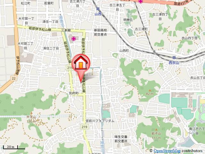 【地図】 | ウエストフィールドＡ・Ｂ棟