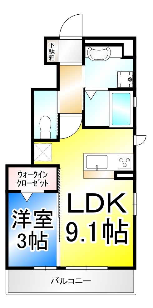 アドバンスの間取り