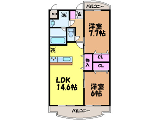 【間取り】 | ブライムオーキッド・