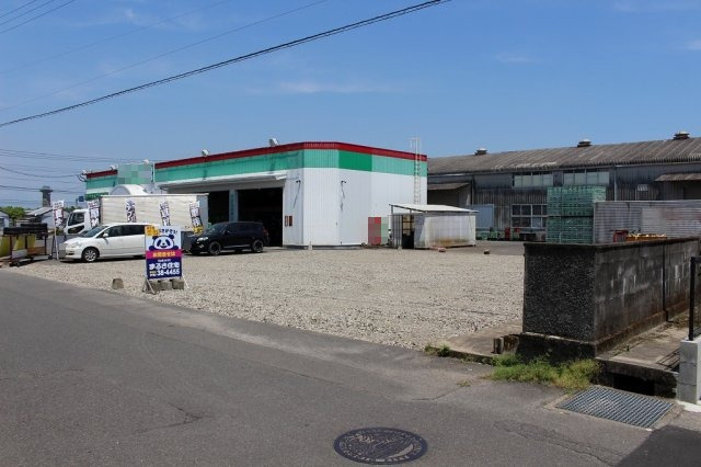 都城市吉尾町の事業用地の外観