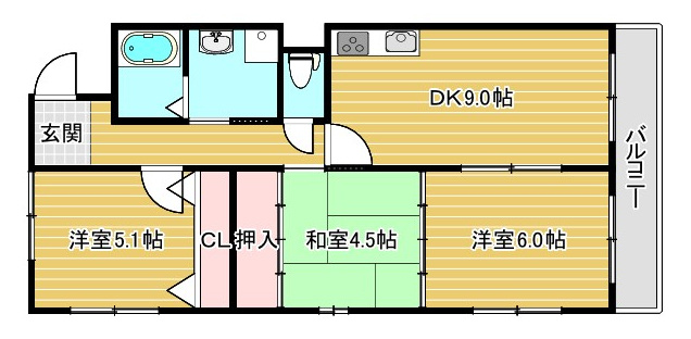 【間取り】 | フェニックス本山