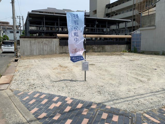 Freerife久々知Ⅵ　1号地の前面道路含む現地写真