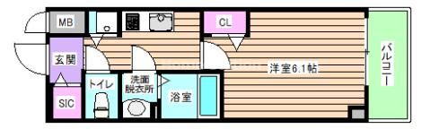 【間取り】 | スワンズシティ塚本アクシア