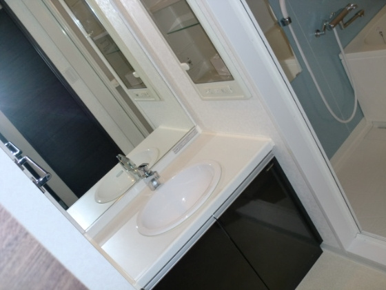 エスレジデンス難波ヴィアーレの独立洗面台