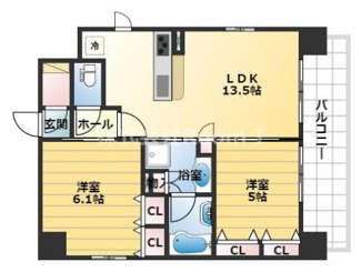 【間取り】 | プレサンス四天王寺