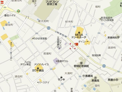 【地図】 | グリーンゲーブルスＢ棟