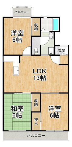 【間取り】 | グランドール129