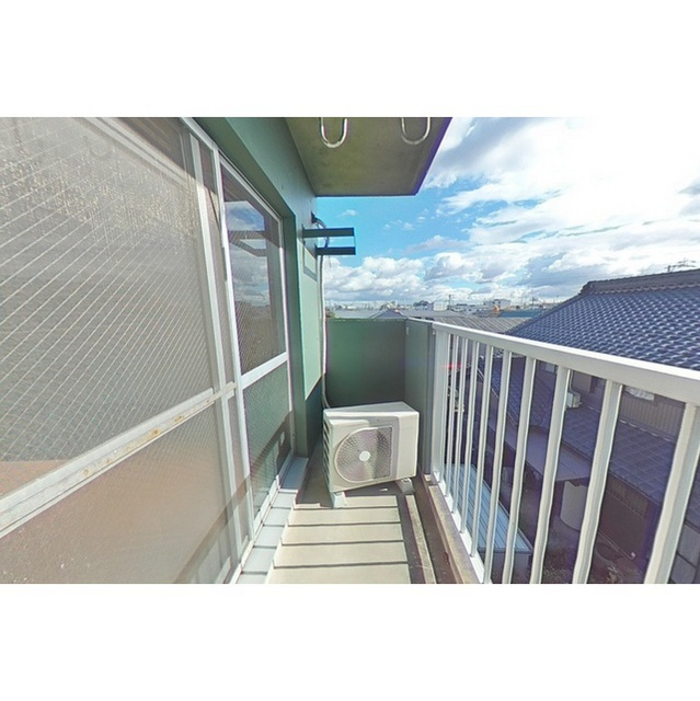 コーポＦＵＫＵＳＩＭＡのバルコニー