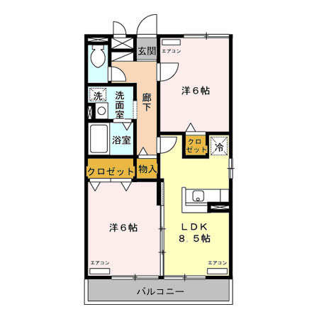 サニーウェルの間取り