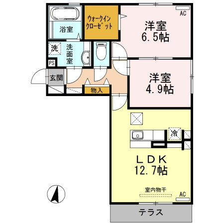フェリオ・トレの間取り