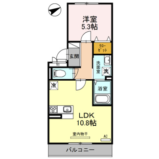【間取り】 | プラージュ　ｓａｋｉｇａｋｅ