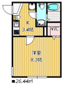 【間取り】 | 居室が8帖以上あり独立洗面台があるお部屋です