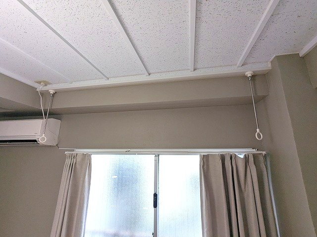 遠藤ビルの展望|室内物干し設備です