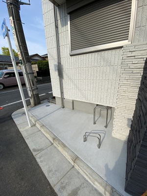 【その他共用部分】 | グランテラス | 自転車置場
見通しが良いので盗まれるリスク削減
