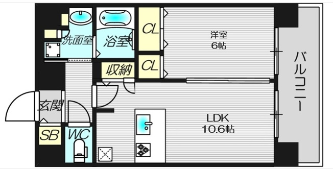 【間取り】 | プレサンス天満橋アンジェ
