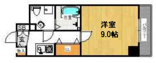 【間取り】 | プラディオ天満セレニテ