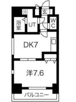 【間取り】 | Blue Bee桜川駅前