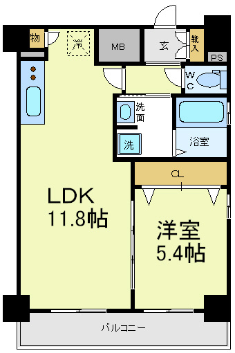 【間取り】 | エステムプラザ　ミッドプレイス
