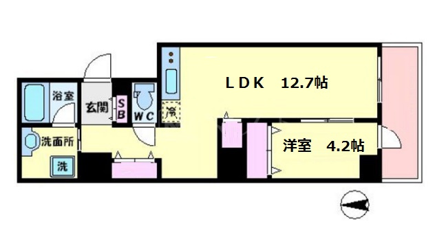 【間取り】 | アーベル更紗北堀江