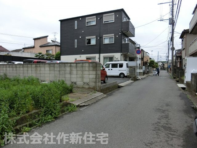 八千代市八千代台東１丁目　売地　の前面道路含む現地写真|南西側４．５ｍ道路