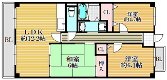 【間取り】 | アステール住道