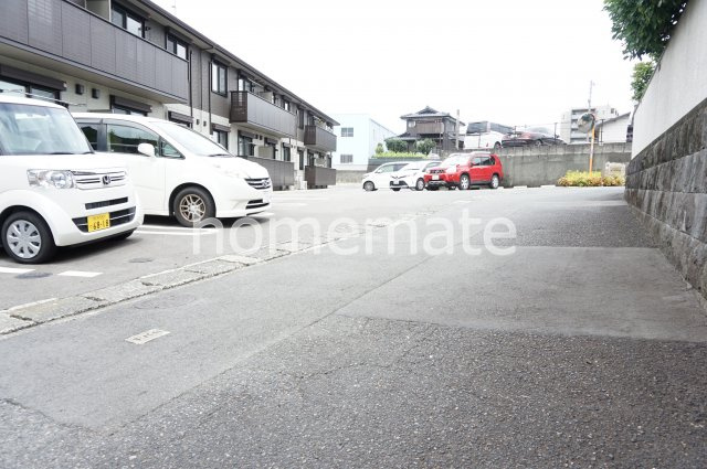 熊本市東区御領１丁目のアパートの駐車場