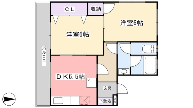 第２仲村マンションの間取り