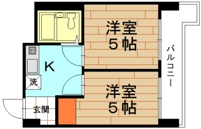 アメニティー京都Ⅱ番館の間取り