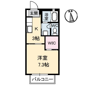 グリーンビューA棟の間取り