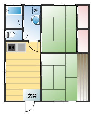 Ｍハイツ佐志の間取り