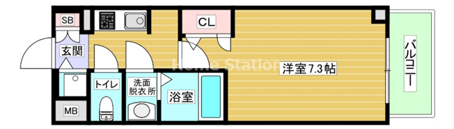 【間取り】 | サムティ姫島フェリチェート
