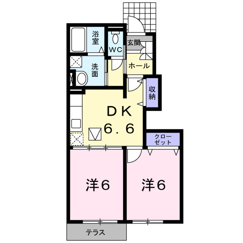 ラシーヌの間取り