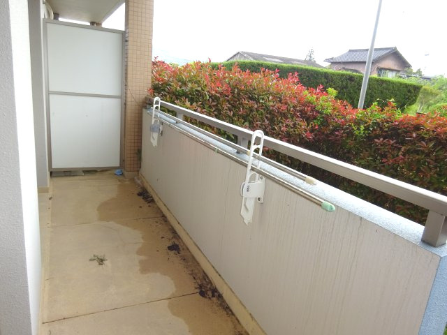 Ｆ２マンションのバルコニー