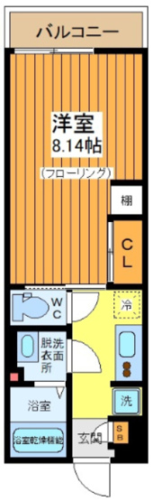 【間取り】 | リブリ・三軒茶屋 | ＊実際の間取りは反転タイプとなります。